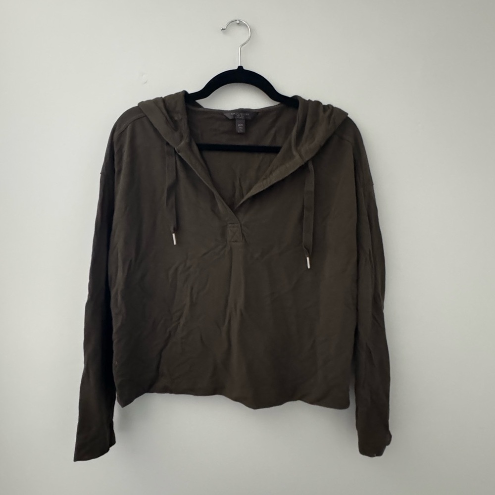 Banana Republic Khaki Hooded Top